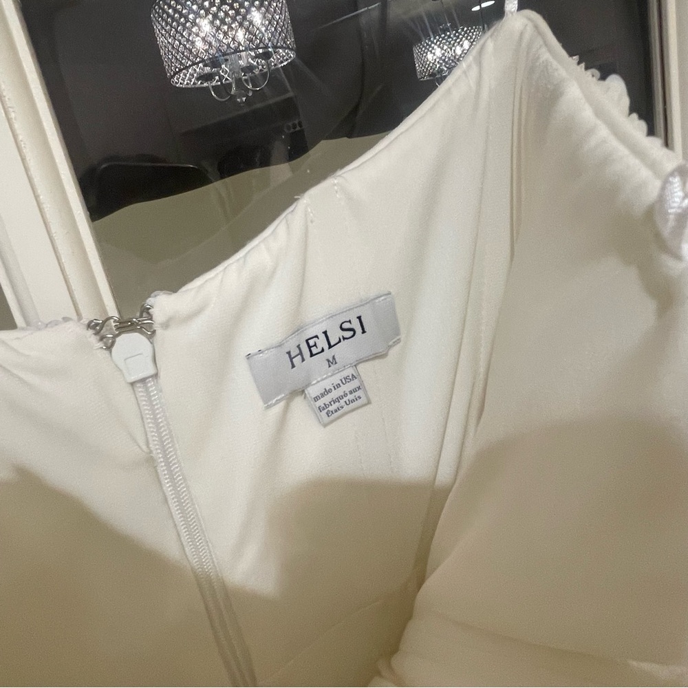 Helsi Serena Elegant White Strapless Dress - Picture 8 of 11